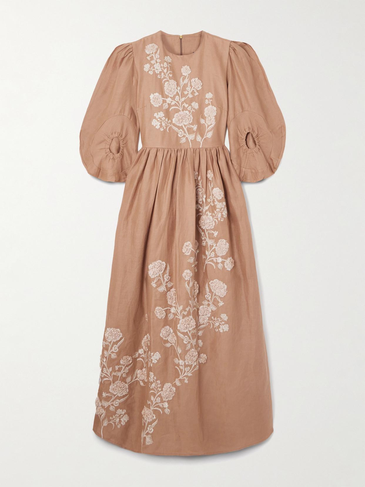 green emerald velvet dress Women's Lima Monarca Crema Maxi Dress 10364 L
