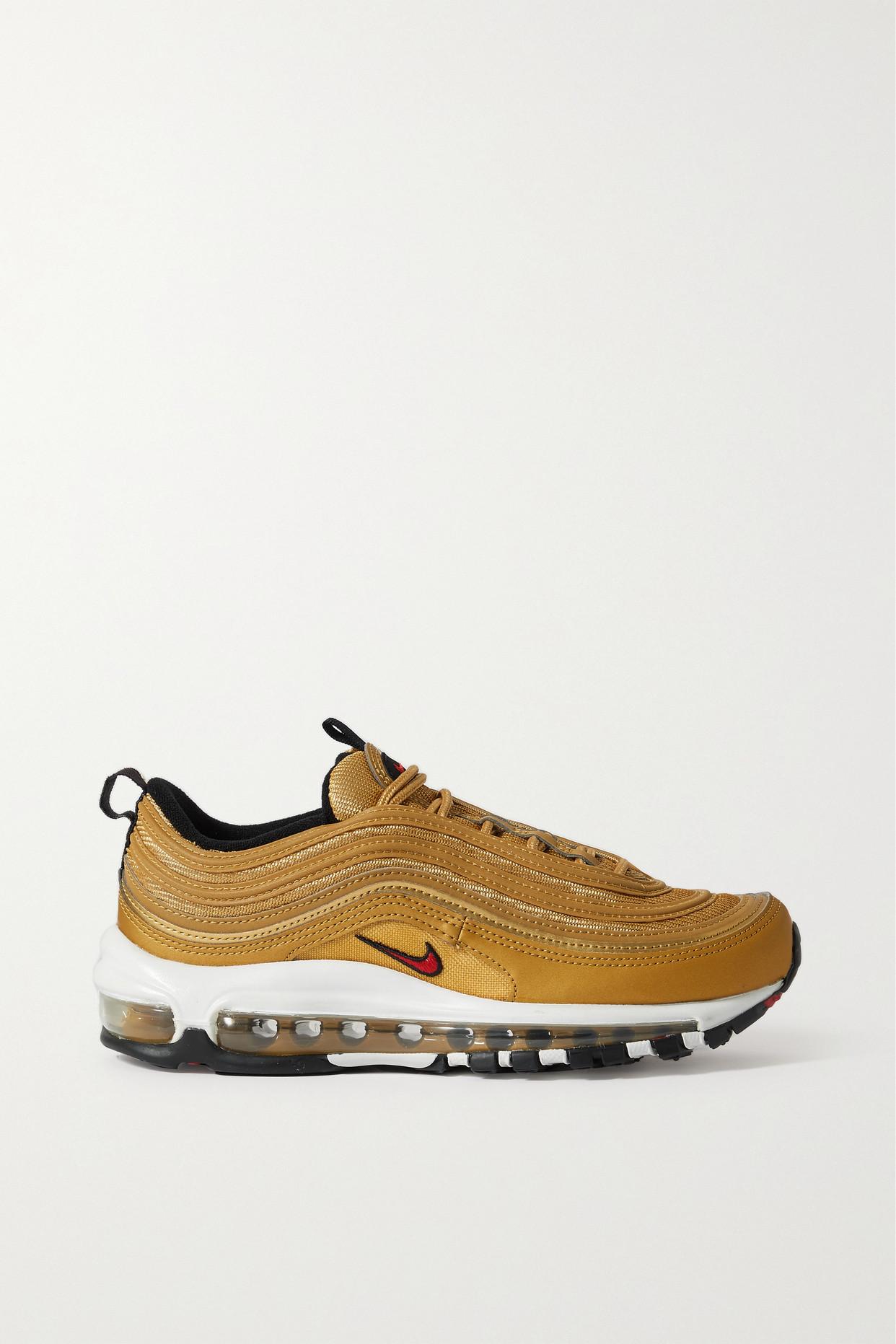 Nike Air Max 97 Metallic Mesh And Faux Leather Sneakers | Lyst