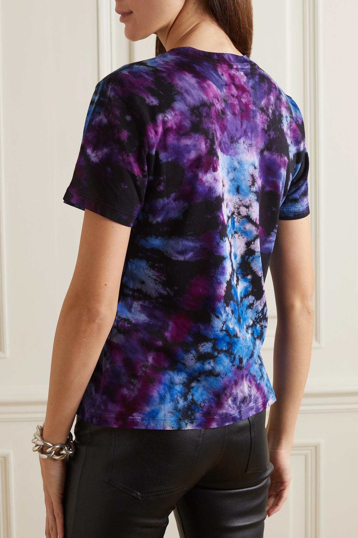 AMIRI Tie-dyed printed cotton-jersey T-shirt