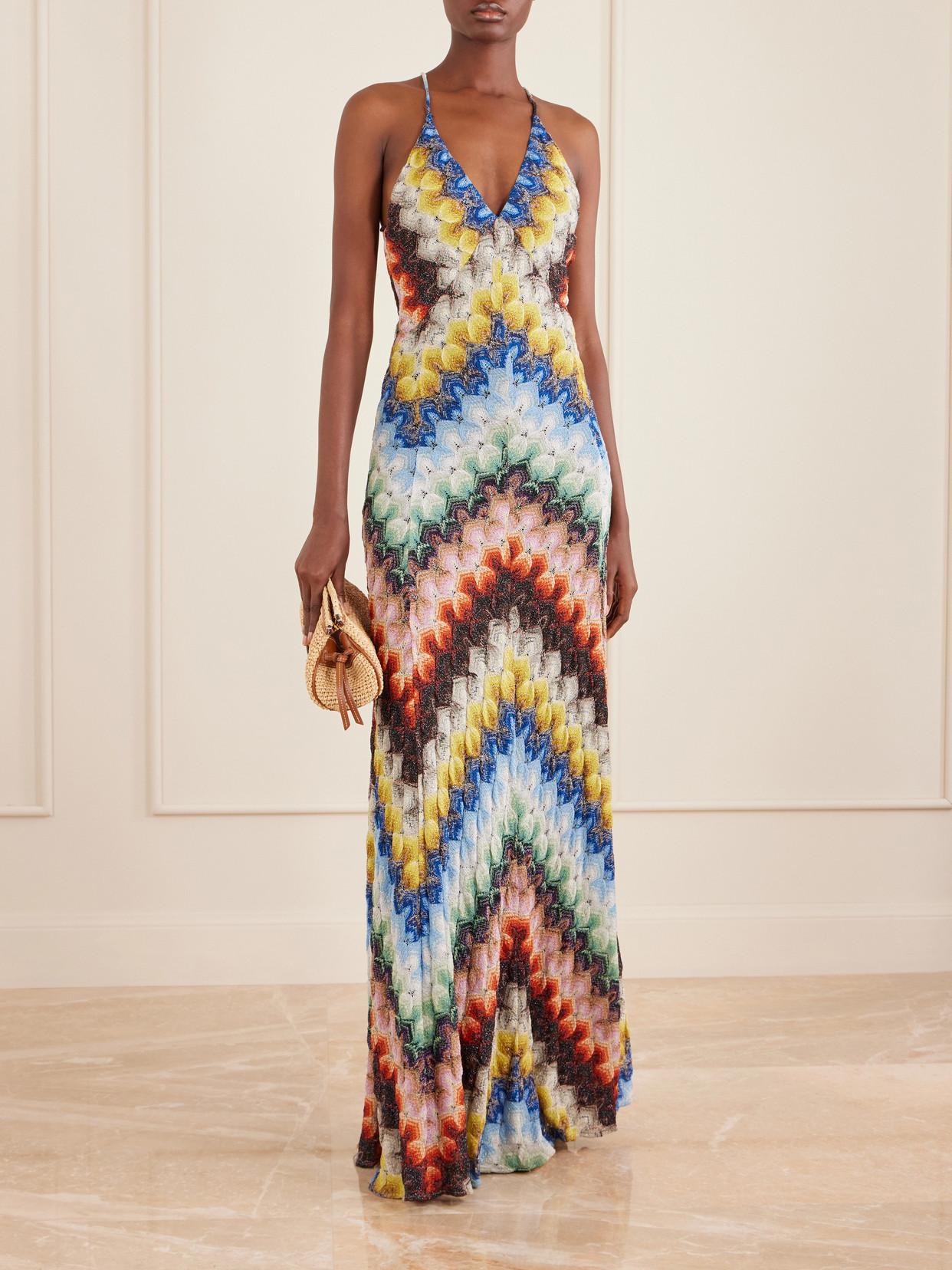 Designer Missoni Metallic Crochet Knit Dresses for Women | Lyst Designer Missoni Metallic Crochet Knit Dresses for Women | Lyst