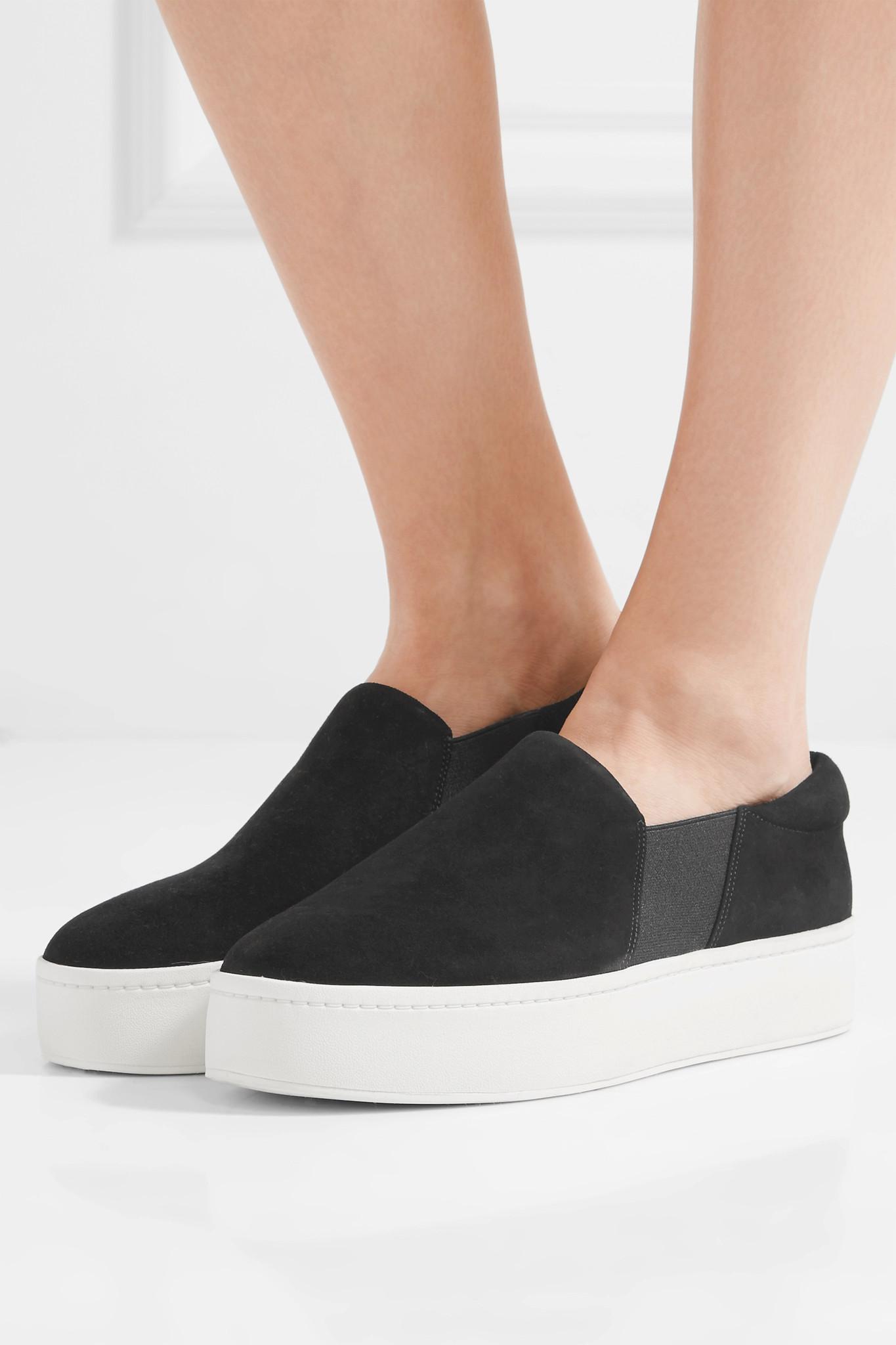 vince women's warren slip on platform sneaker