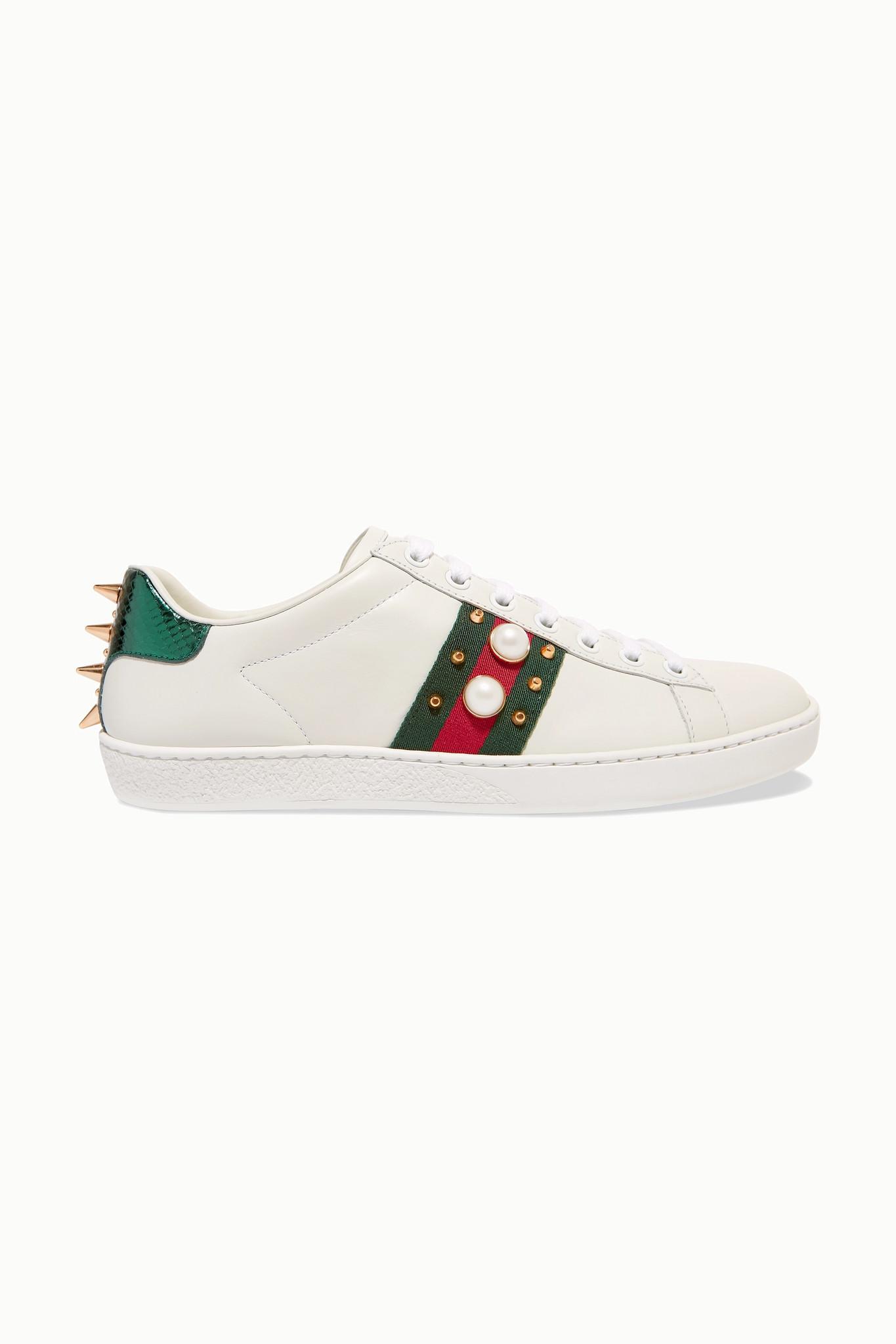 Gucci ace sneakers pearl sale