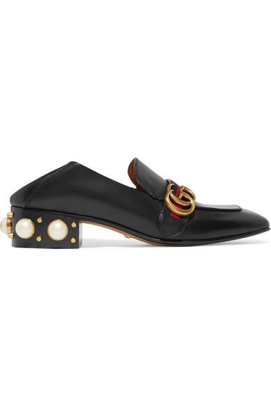 Gucci Marmont Mid Heel Loafers