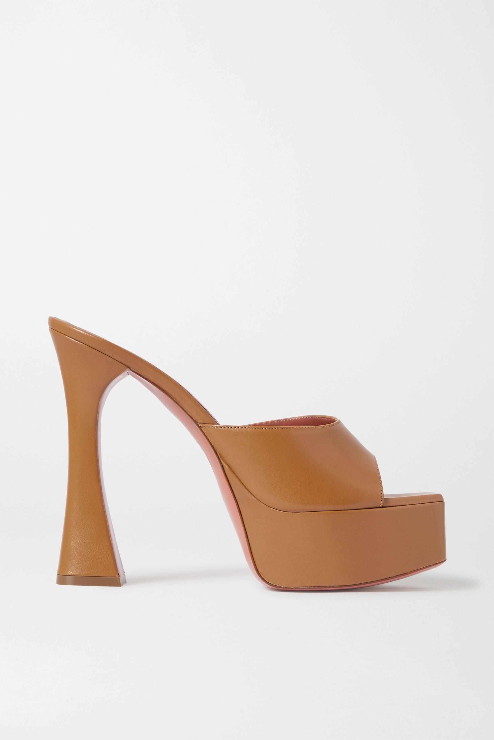 Amina muaddi platform sandals new arrivals