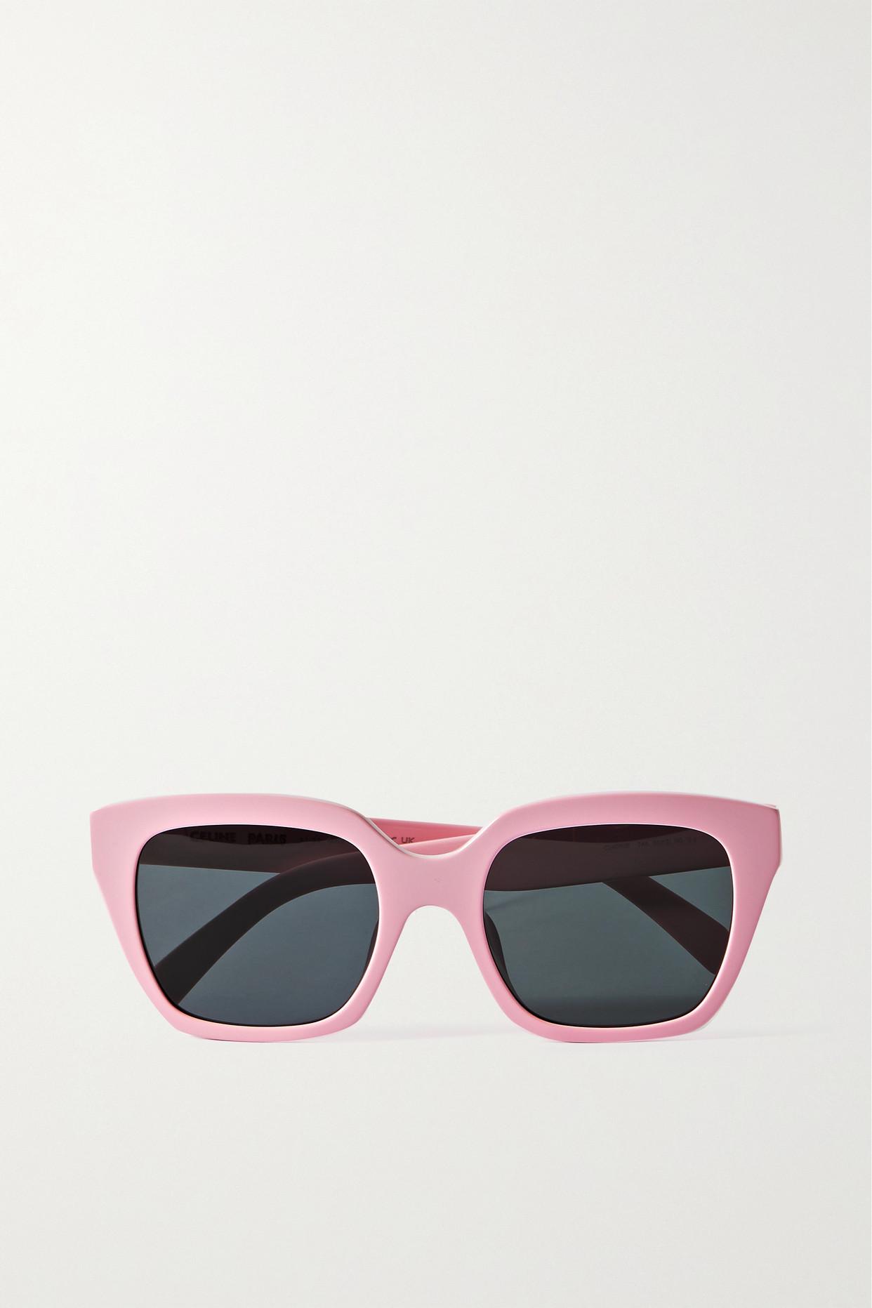 Celine Square-frame Acetate Sunglasses in Pink