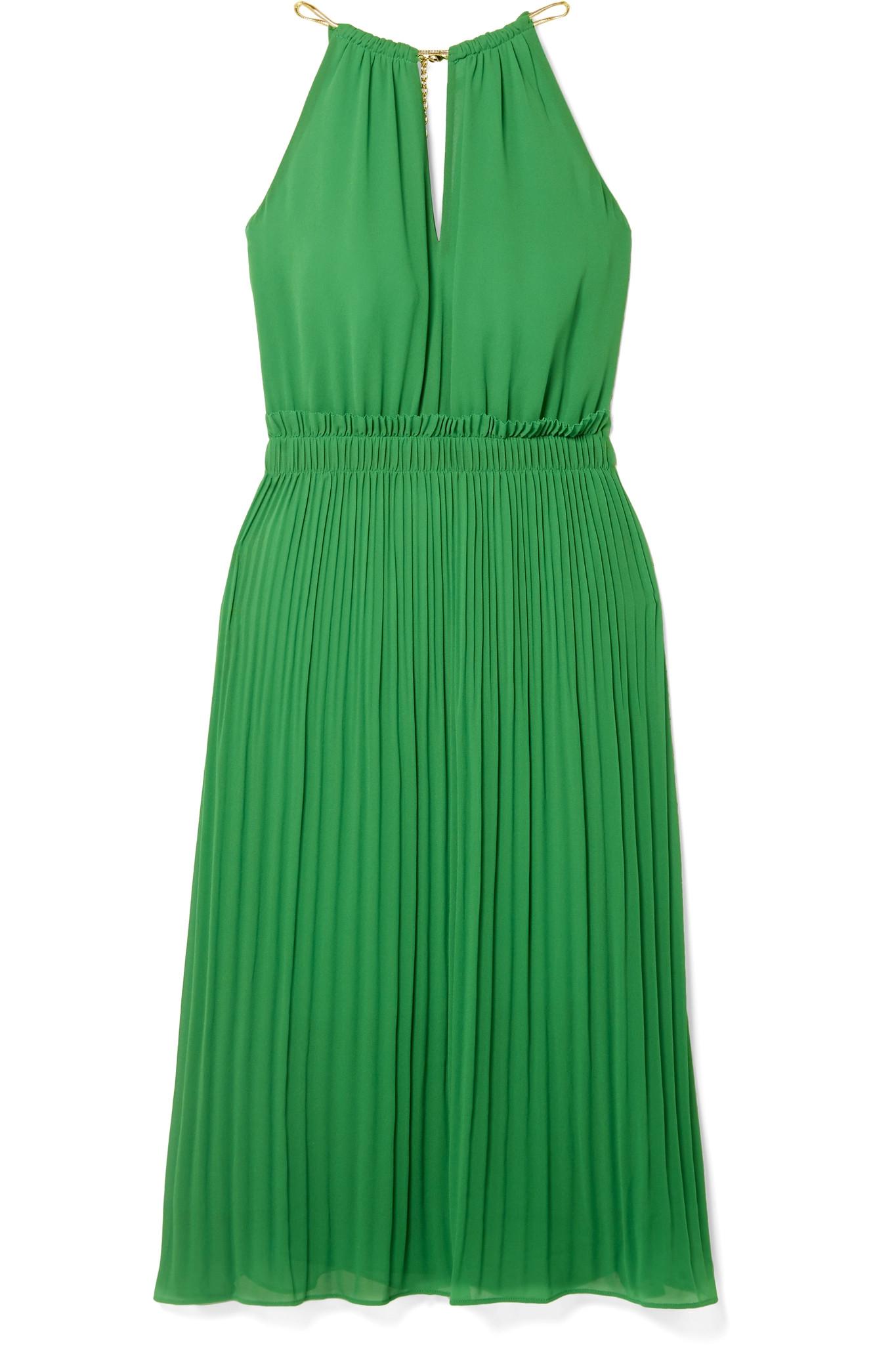 michael kors georgette kleid