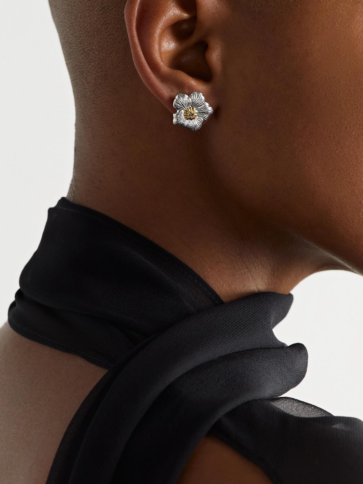 Buccellati gardenia shop earrings