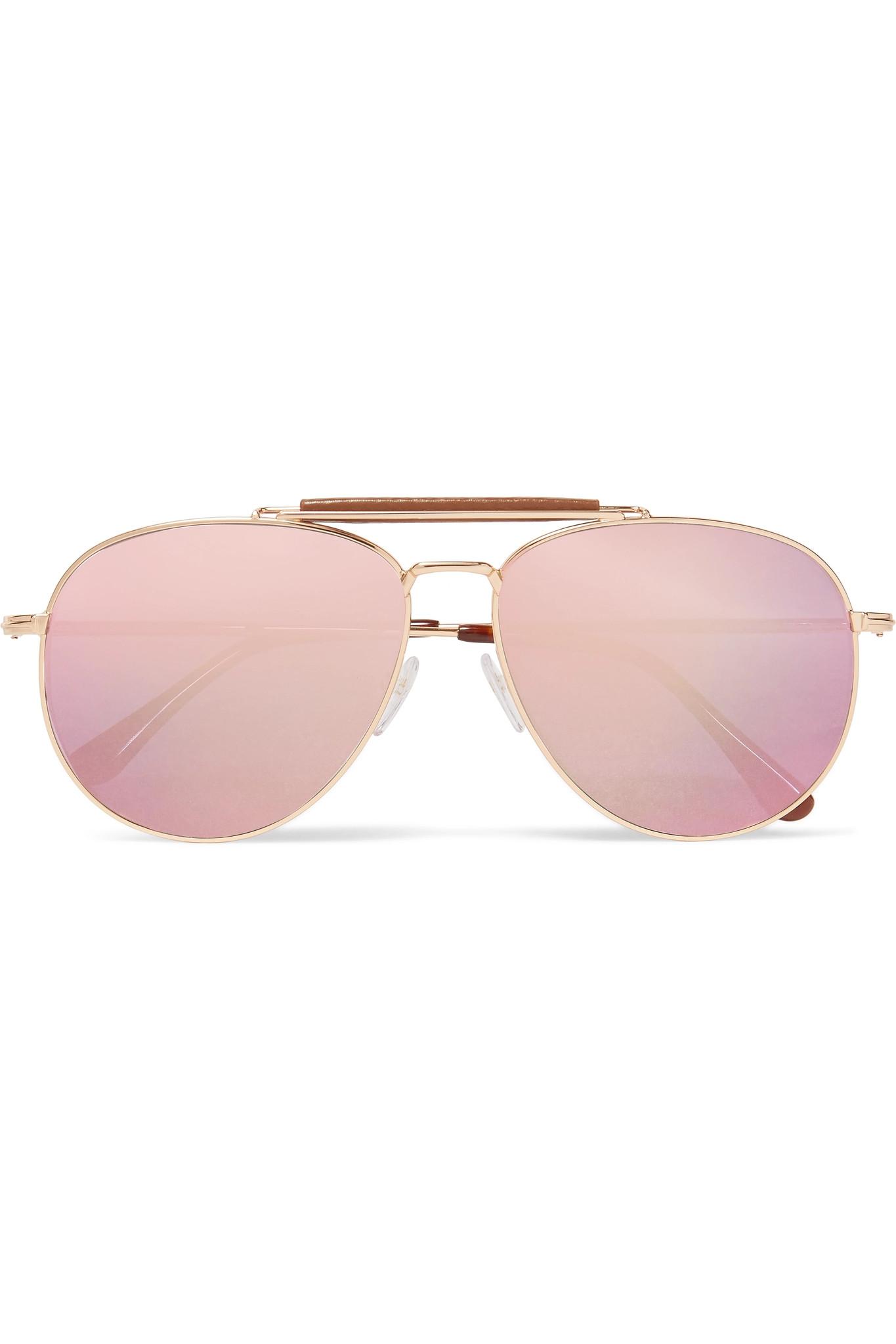 Sean Lunettes Métal Miroir Aviateur Couleur Pink En Tom Soleil Rose Or Ford De Coloris Effet OPk80Xnw