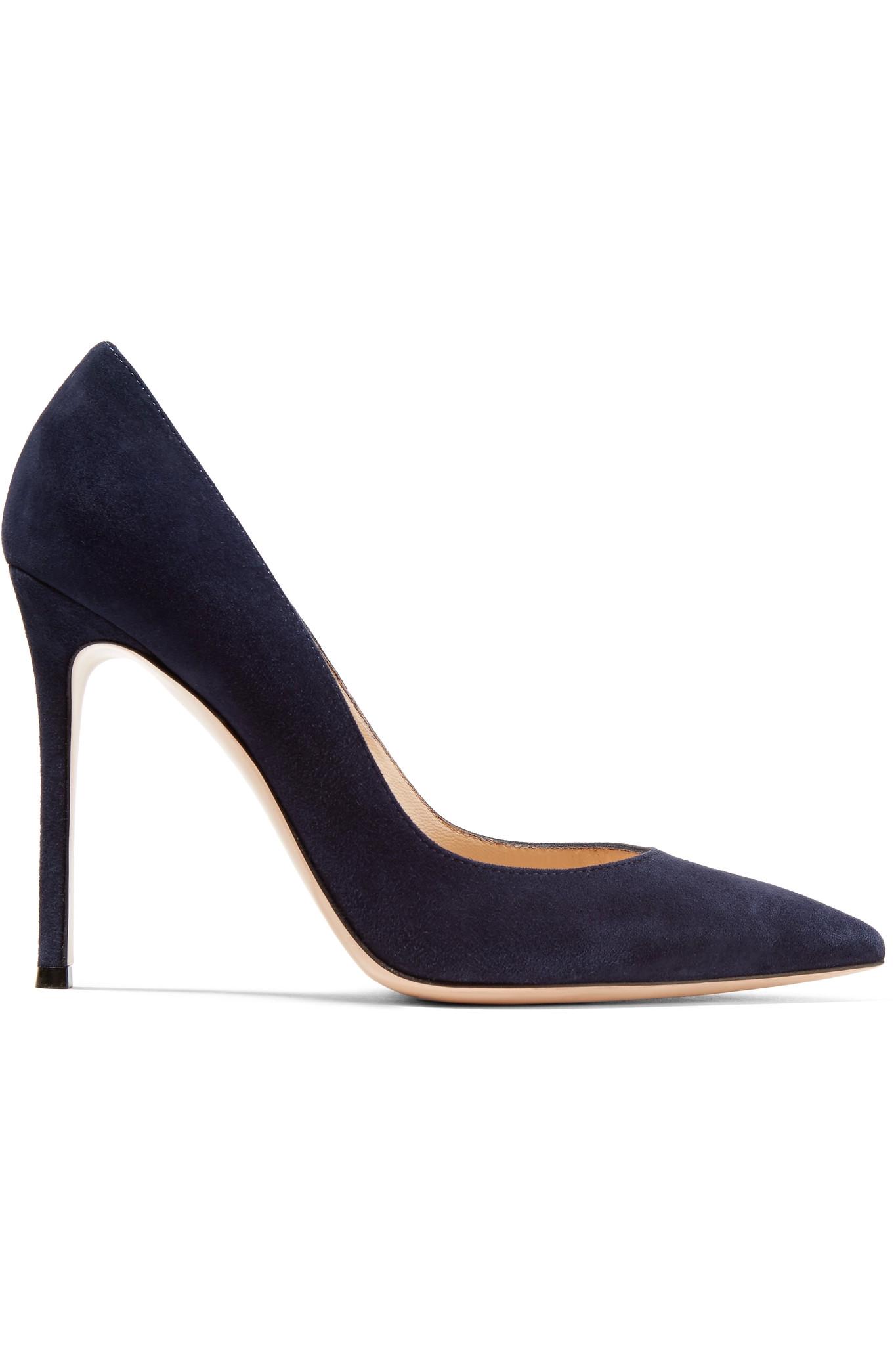gianvito rossi blue heels