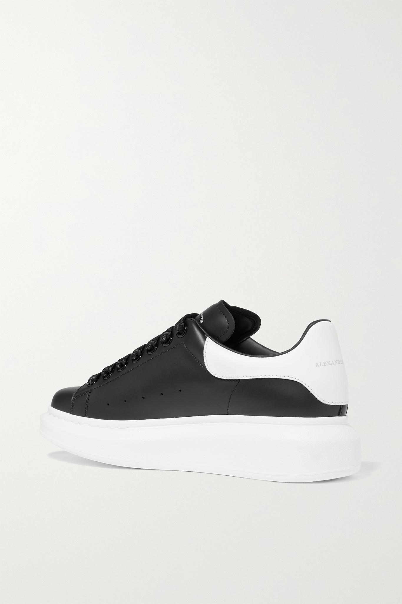 alexander mcqueen oversized leather sneakers