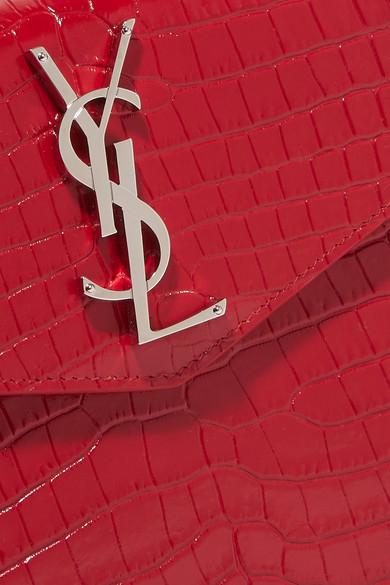 ysl uptown pouch red