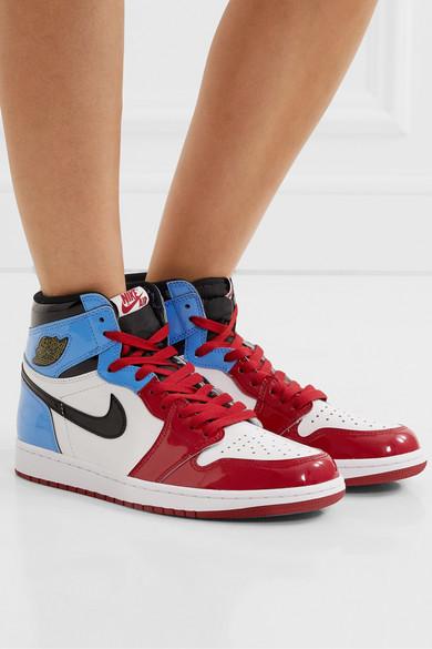 Nike Air Jordan 1 Retro High Og Fearless Sneakers Aus Lack- Und Mattleder  in Weiß | Lyst DE
