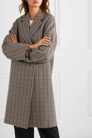 Stella mccartney check coat cheap