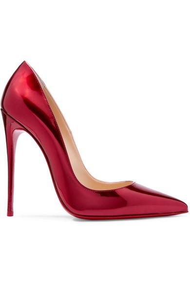 Escarpins En Cuir Verni Métallisé So Kate 120 Christian Louboutin en  coloris Rouge | Lyst