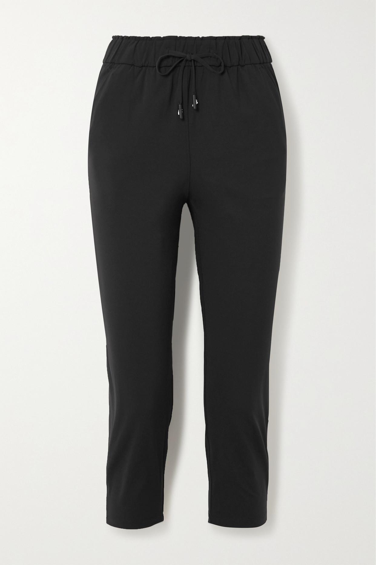 lululemon athletica Keep Moving Cropped Stretch Track Pants in Black | Lyst