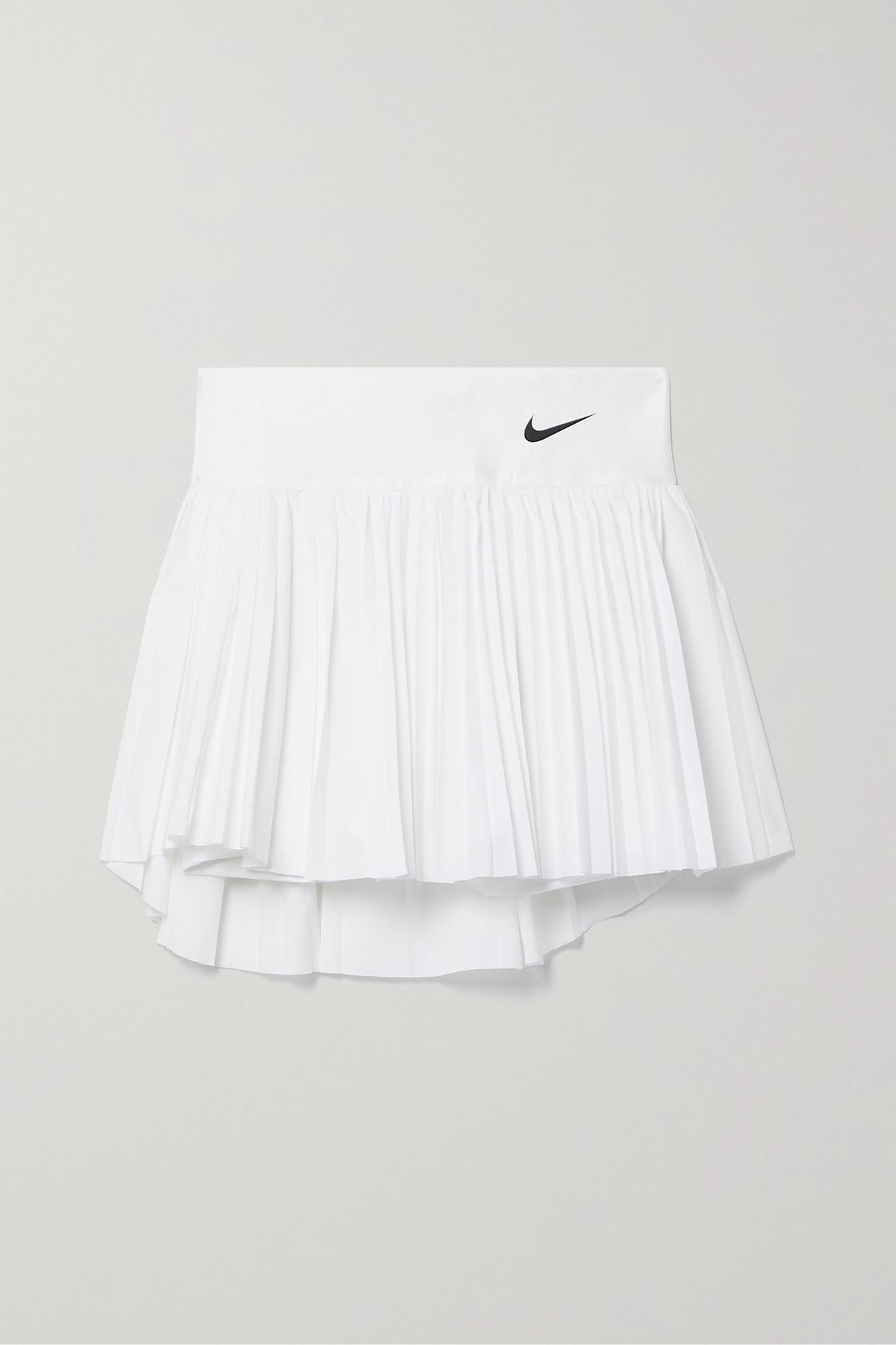 Nike Advantage Pleated Dri fit Stretch Tennis Skirt in White Lyst