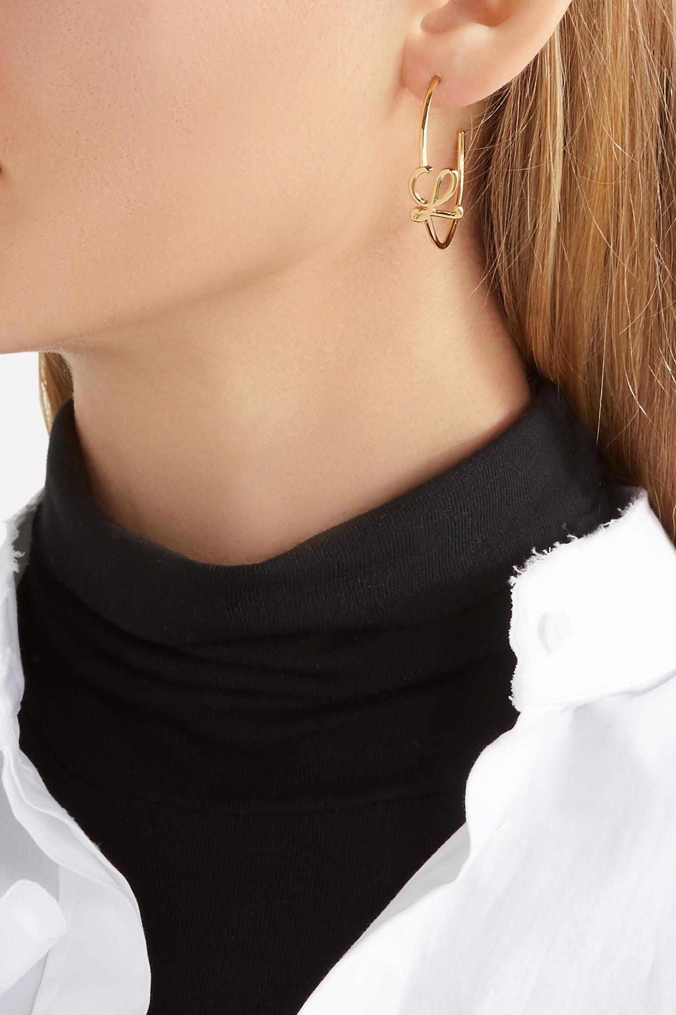 Loewe Women's Gold-Plated Earrings