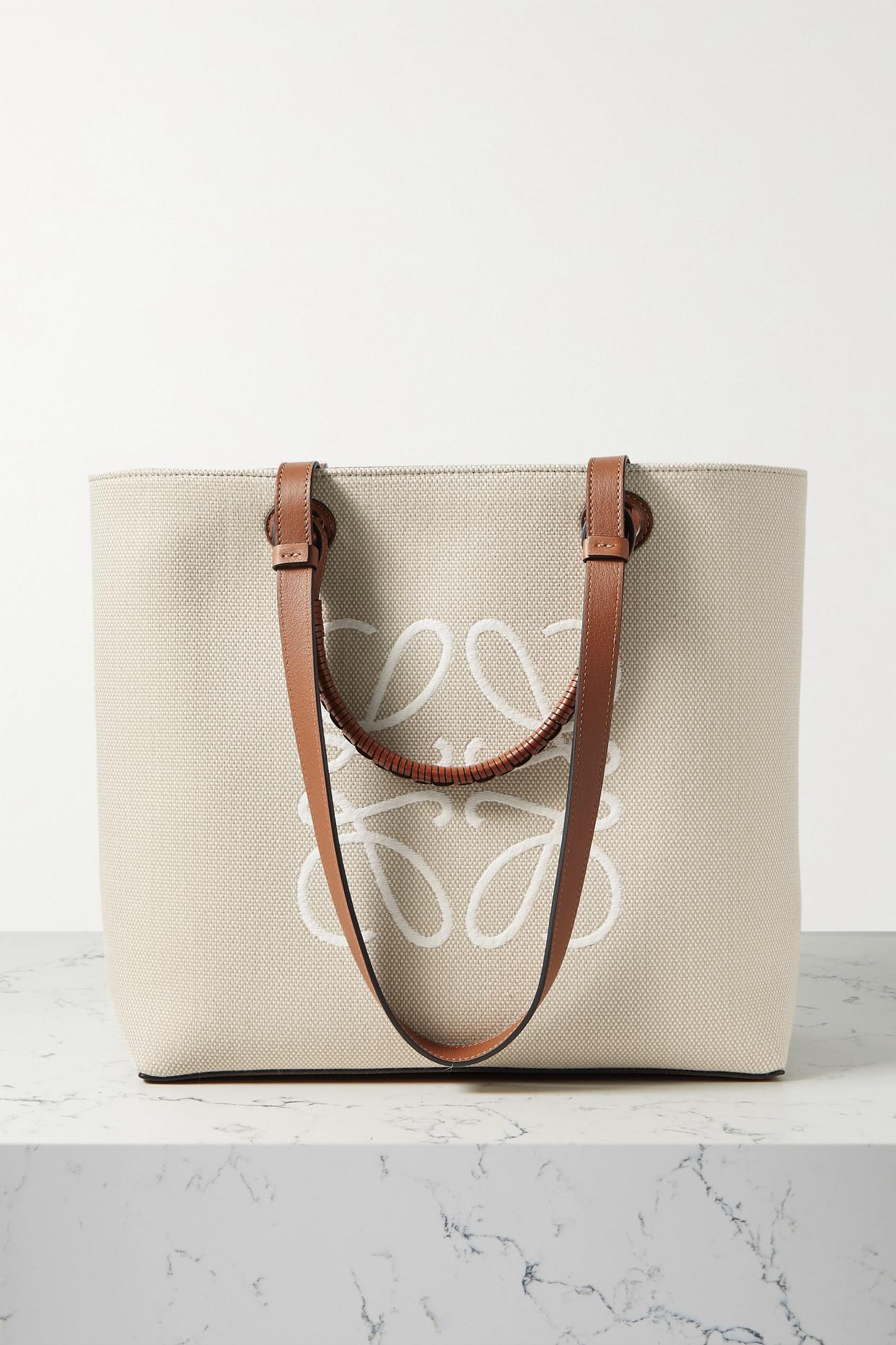 Loewe Anagram Tote review: jacquard canvas and calfskin lining