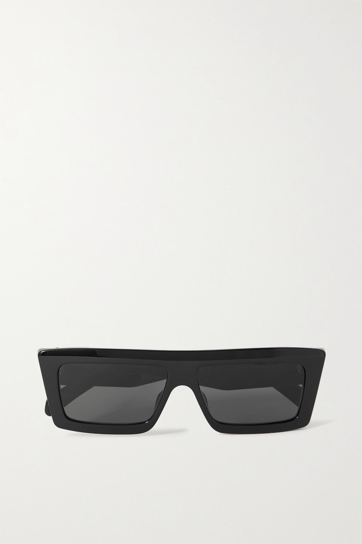 Celine Oversized D-frame Acetate Sunglasses in Black | Lyst UK