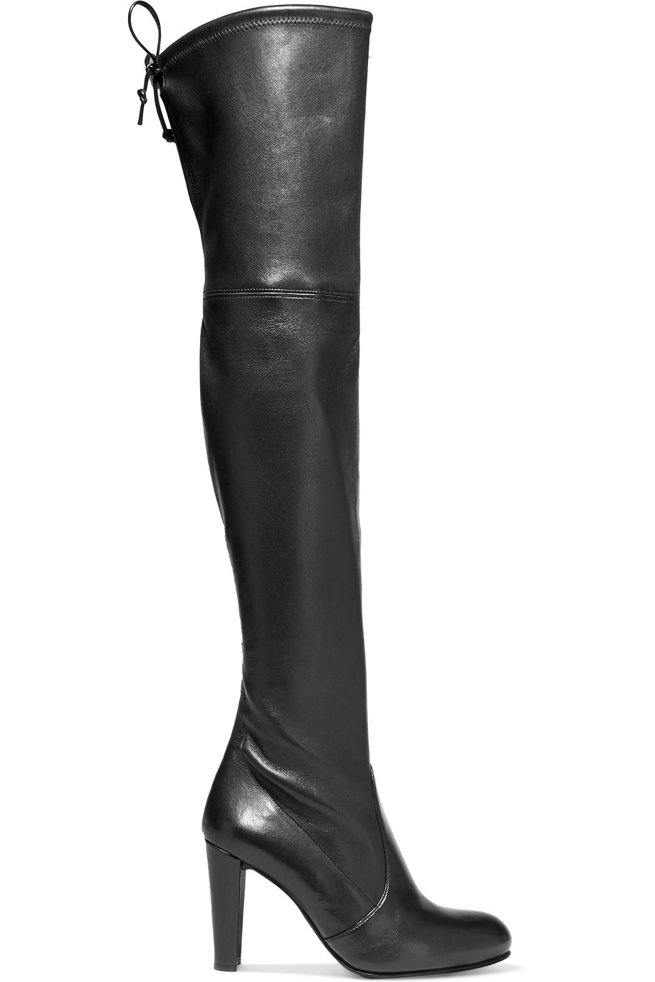 Stuart weitzman Highland Leather Over-the-knee Boots in Black | Lyst