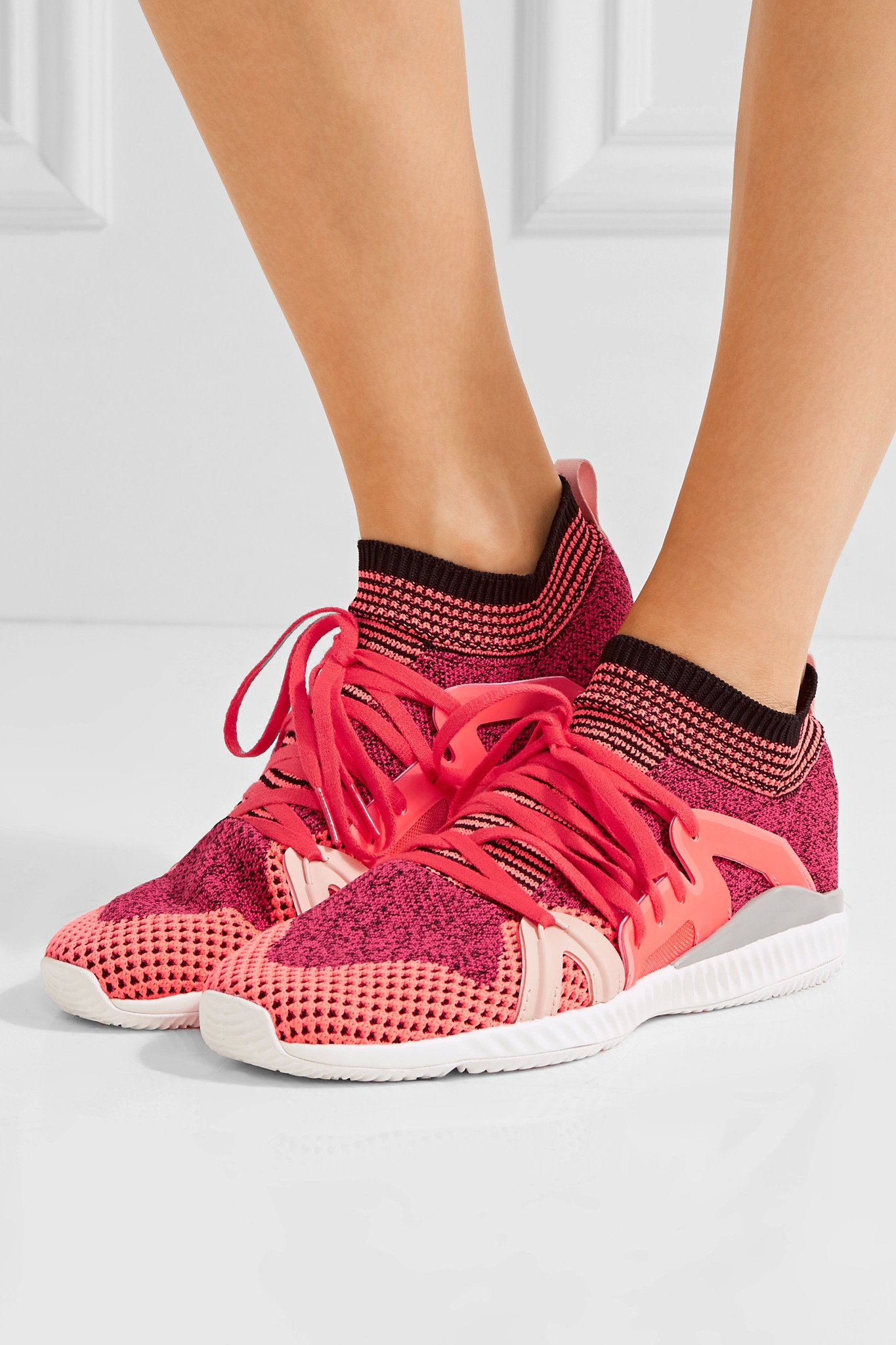 medias frijoles Cumplimiento a adidas By Stella McCartney Crazy Move Bounce Mesh Sneakers | Lyst