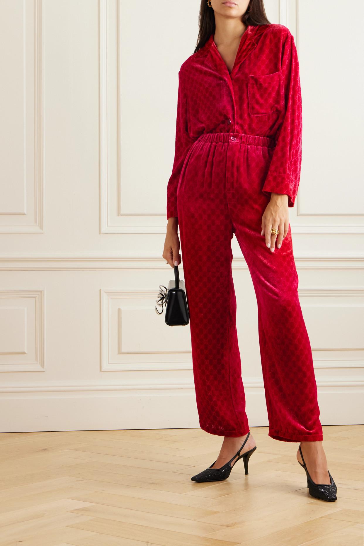 Red velvet hot sale pant