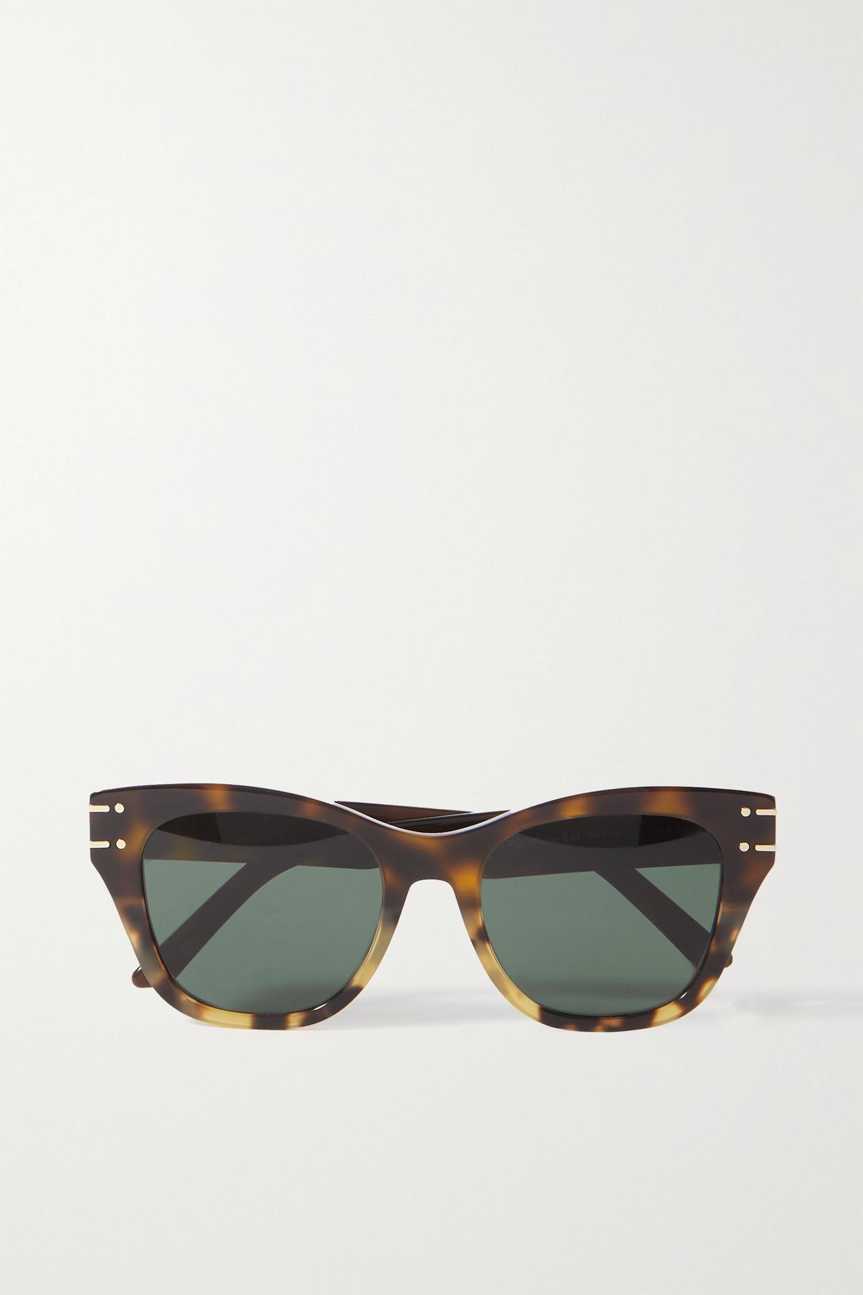 Dior Diorsignature B4i Square-frame Tortoiseshell Acetate Sunglasses | Lyst