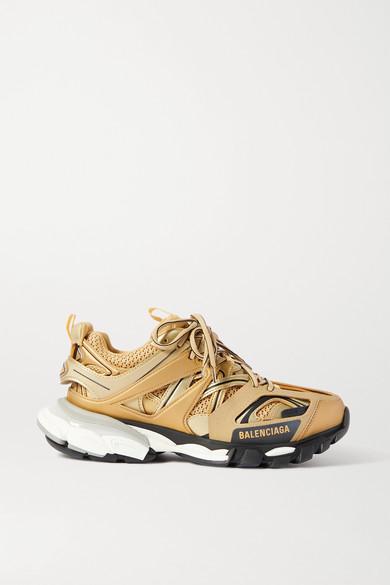 balenciaga gold sneakers
