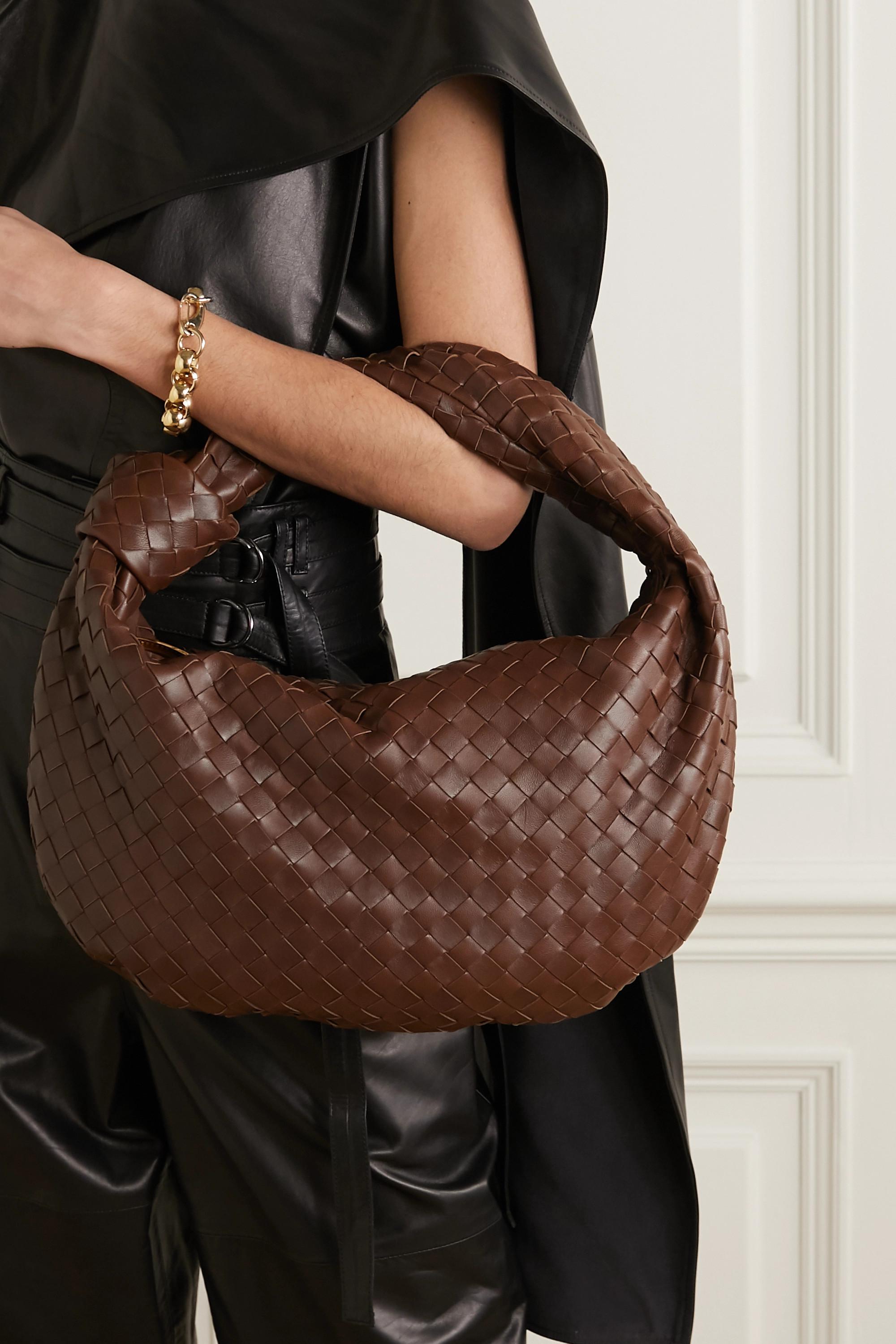 Bottega Veneta The Jodie Small Intrecciato-leather Shoulder Bag in Brown