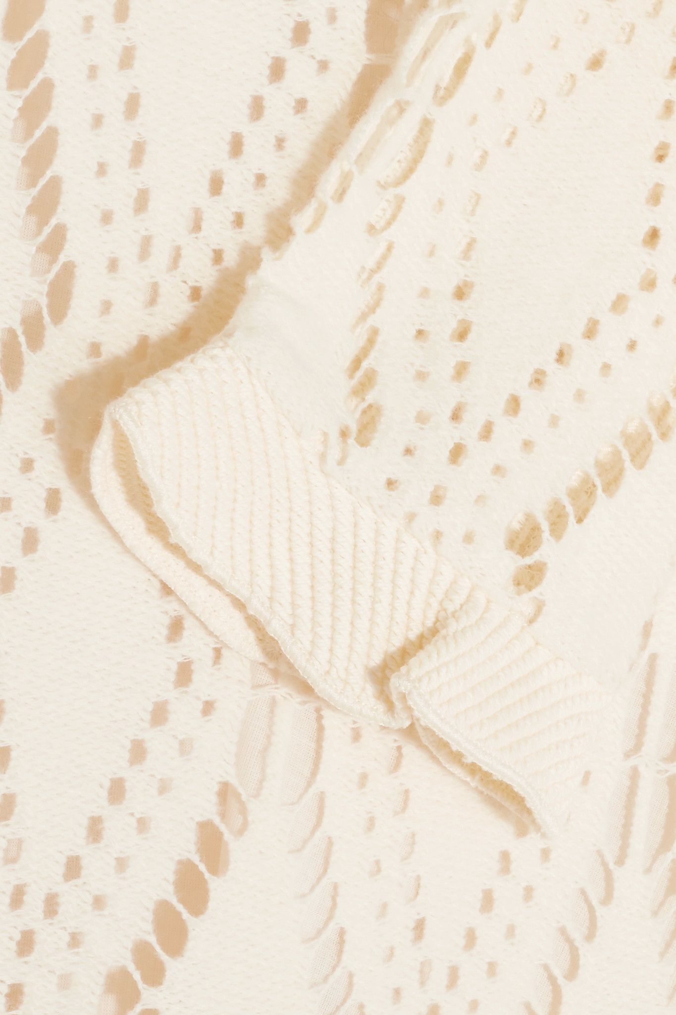 Pointelle-knit Cotton-blend Dress 