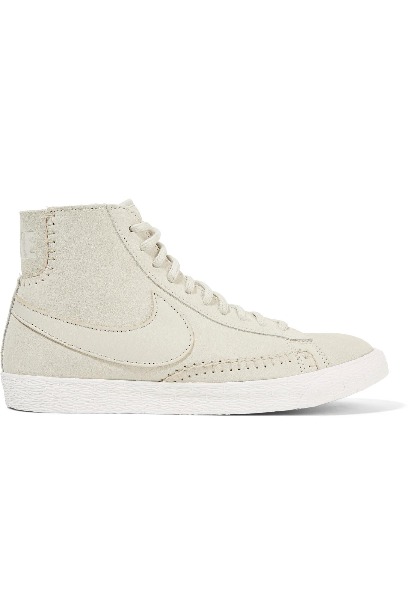 Lyst Nike Blazer Mid Ante And Shearling High top Sneakers in Blanco Lyst Nike Blazer Mid Ante And Sneakers Shearling High top Sneakers And in Blanco 68d6cd