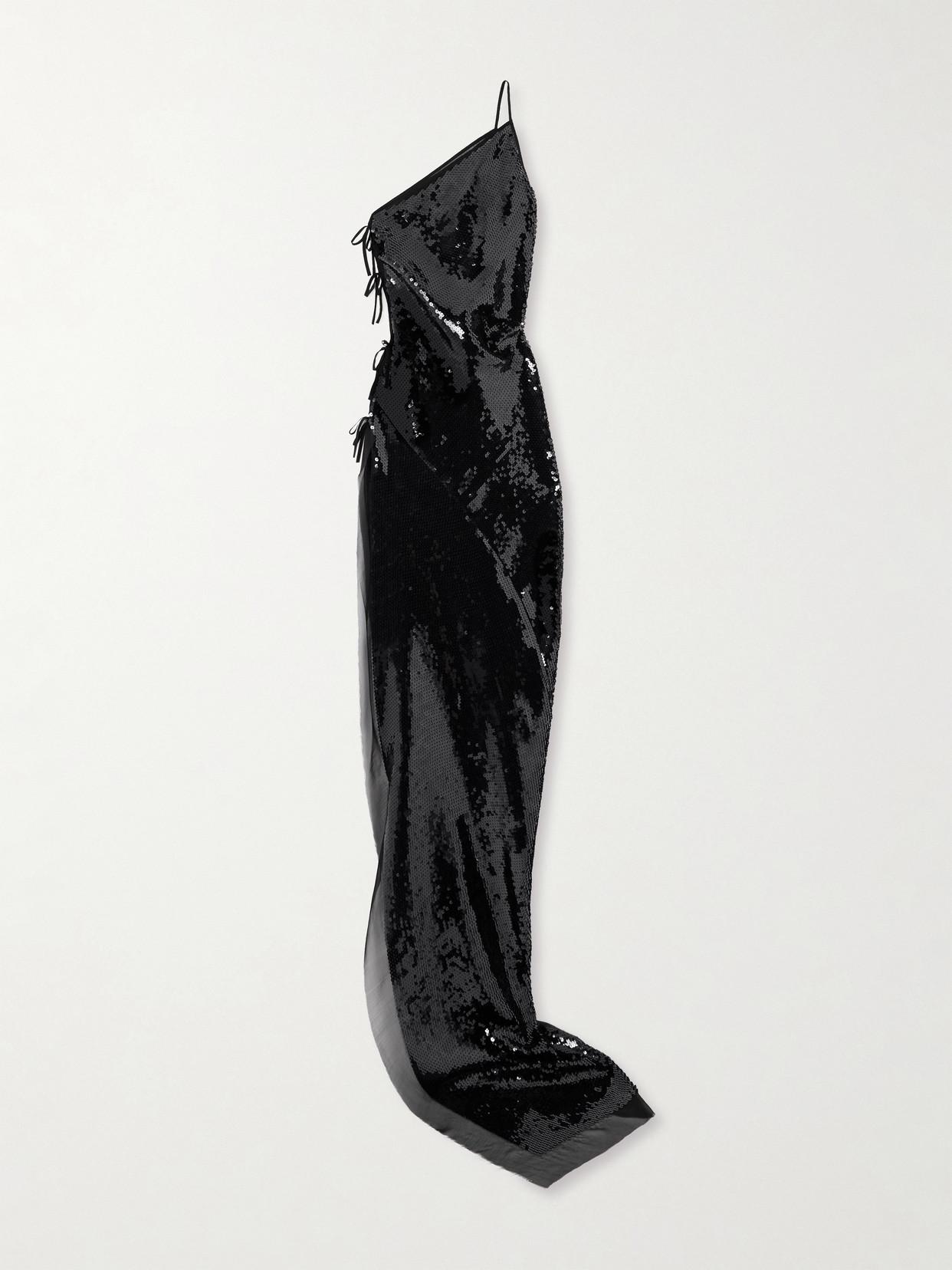 RICK OWENS クラウデットルーシュディテールドレス Rick Owens Velvet Dresses for Women | Lyst