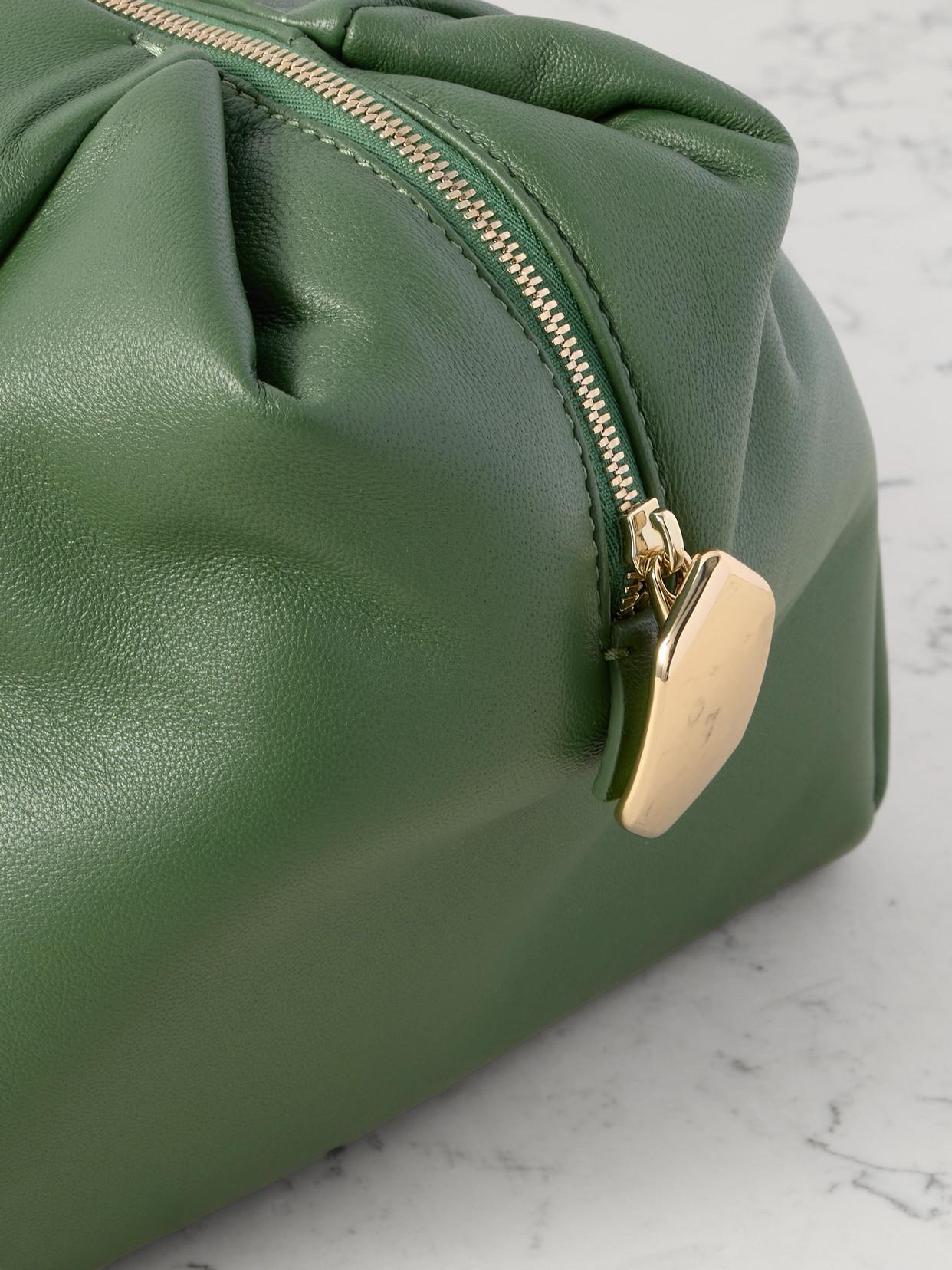 Carven Marie Leather Shoulder Bag in Green | Lyst
