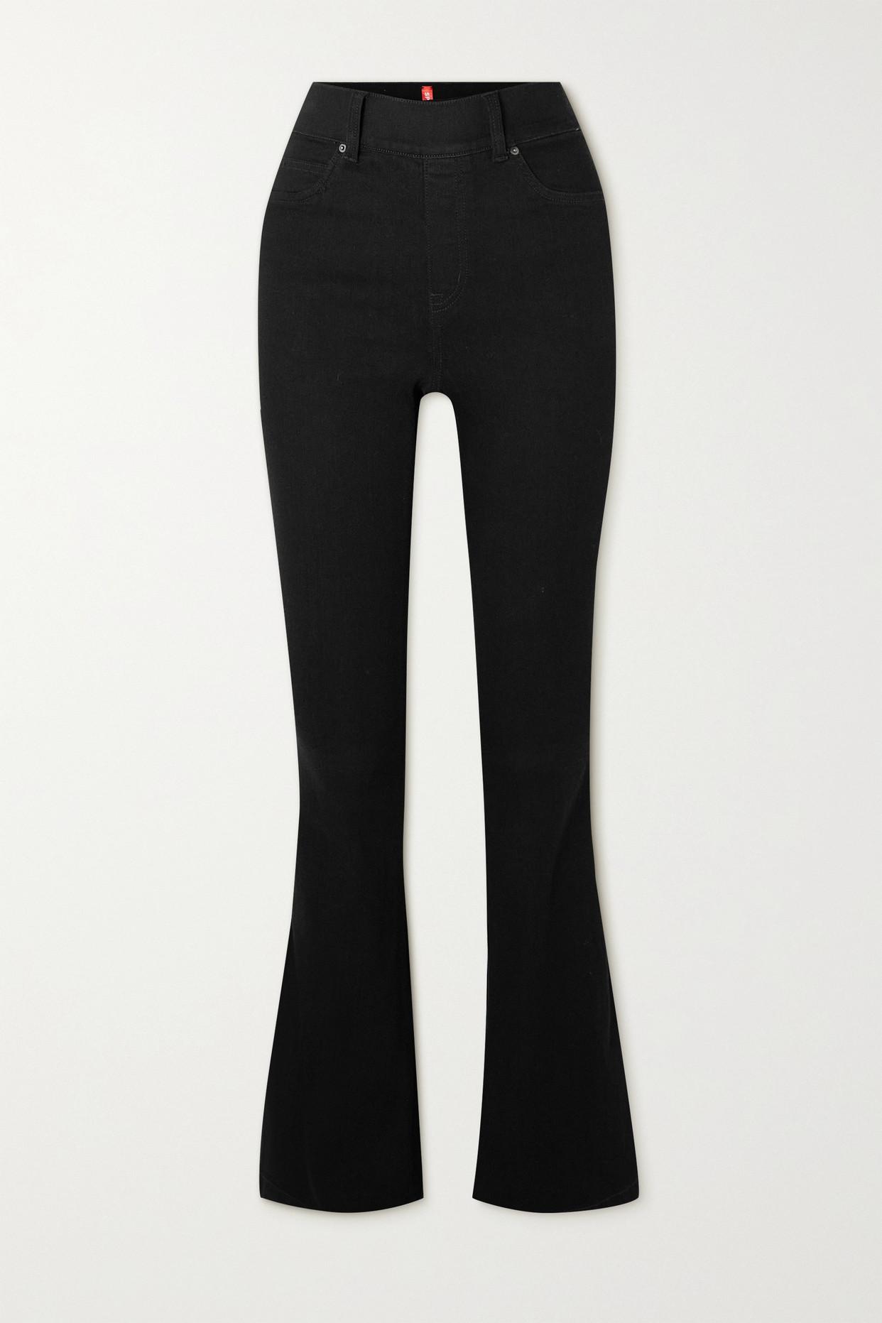 Spanx Highrise Flared Jeans in Black Lyst UK