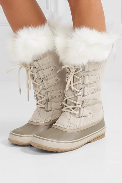 Sorel Joan Of Arctic Faux Fur-trimmed 