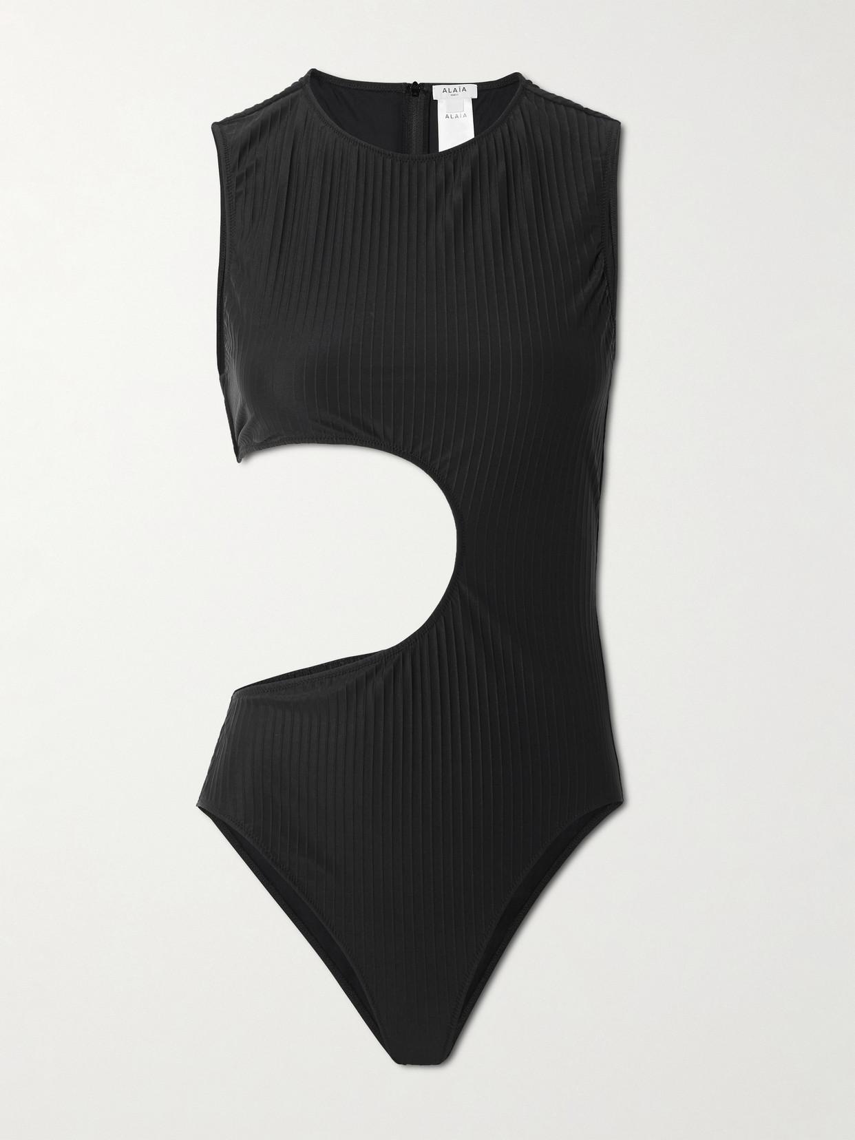 ビキニ ALAIA Women Swimsuit AA9B0382J085B 995 Black ALAÏA Criss Cross Bikini Set in Noir Alaïa in Noir Alaia | FWRD