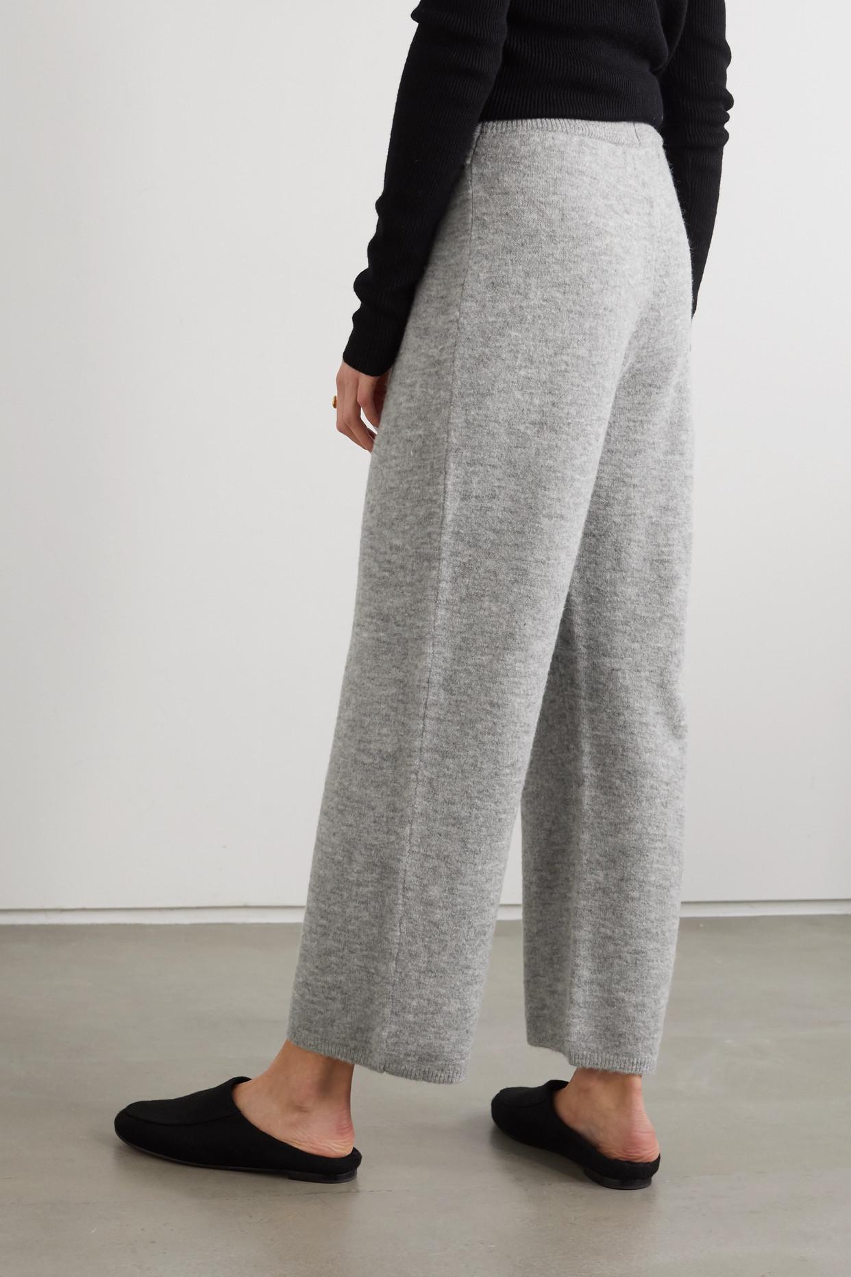 Nanushka Wool Nea Belted Ribbed Mélange 