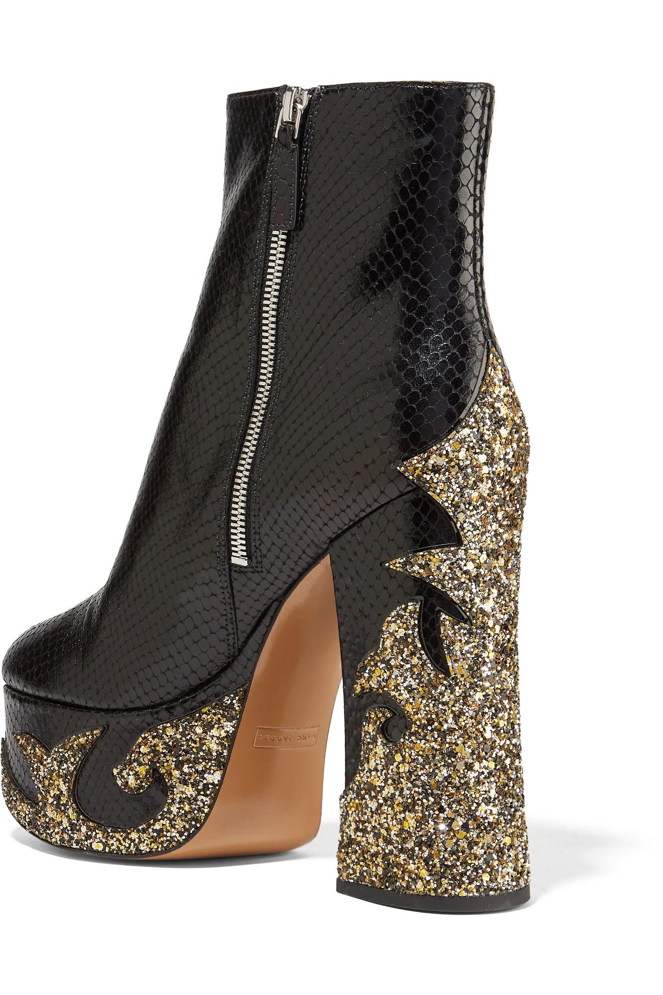 marc jacobs snake boots