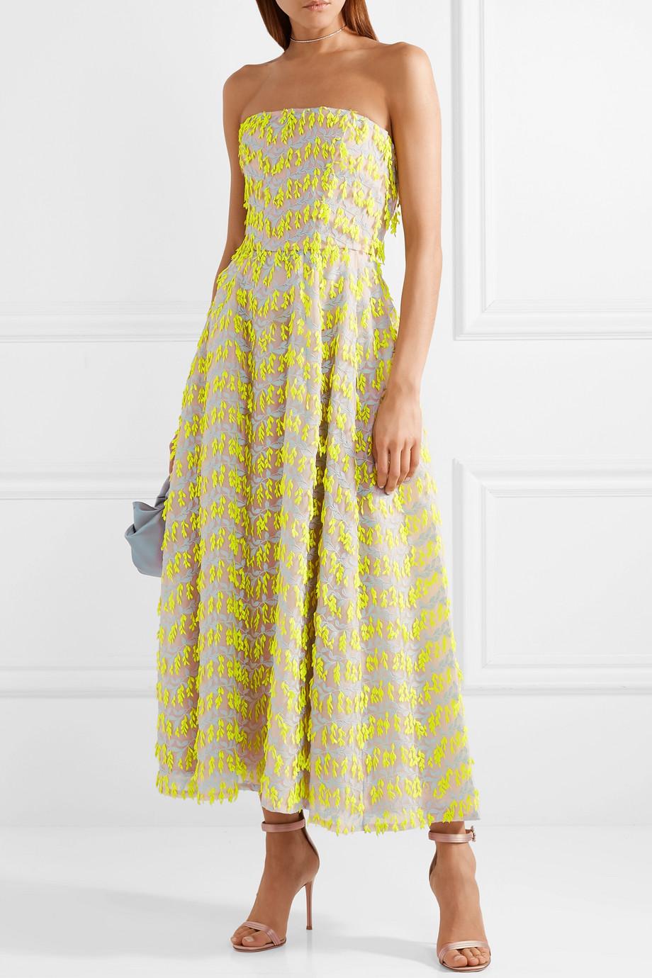 carolina herrera yellow dress
