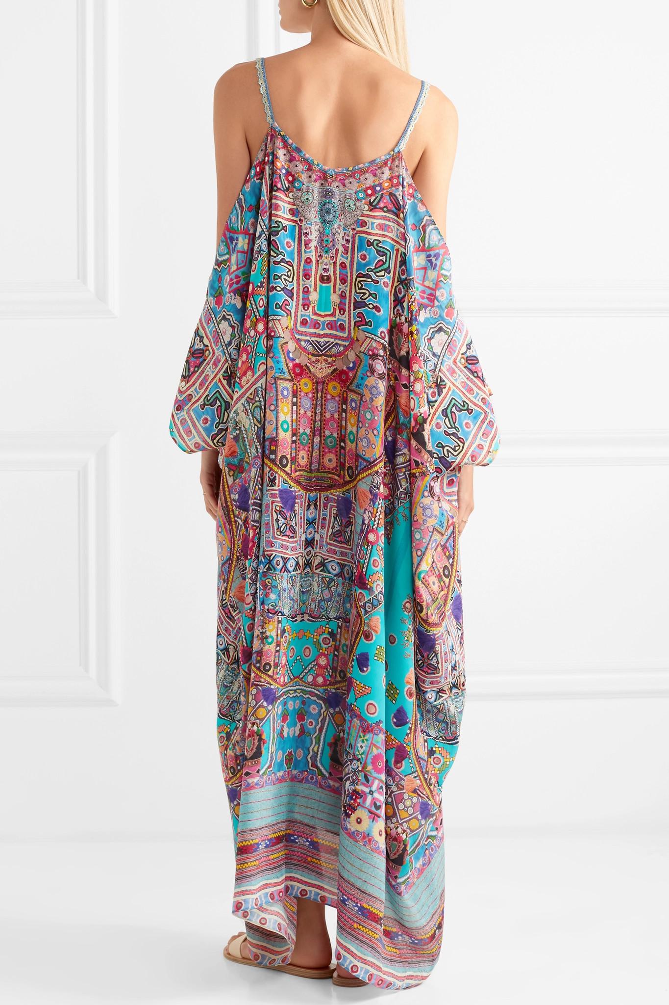 camilla kaftan blue