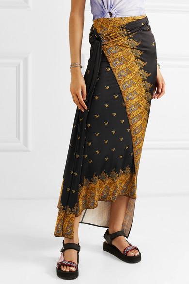 Paco Rabanne Printed Stretch-jersey 