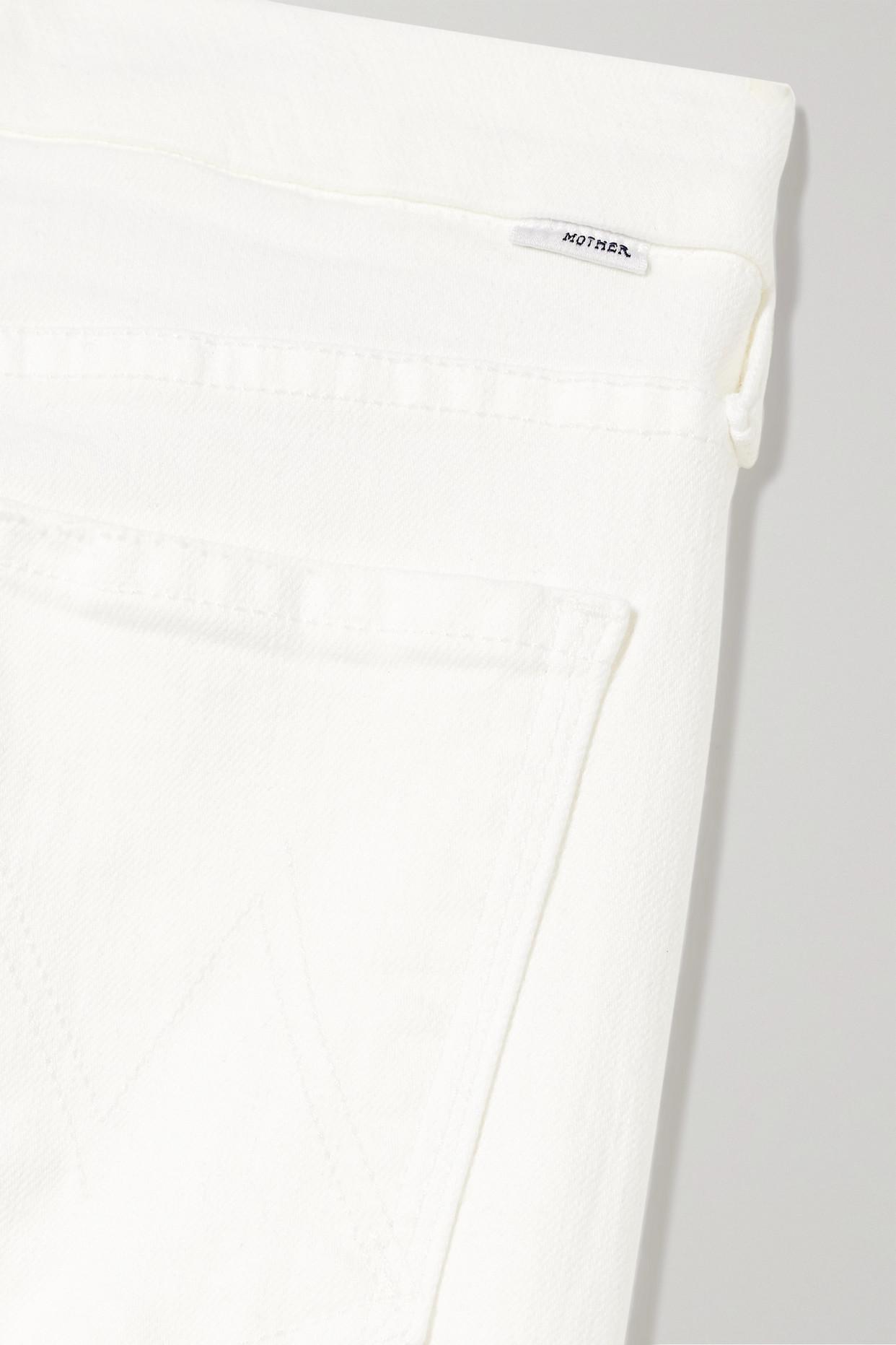 Mother Net Sustain The Roller Fray Frayed High rise Wide leg