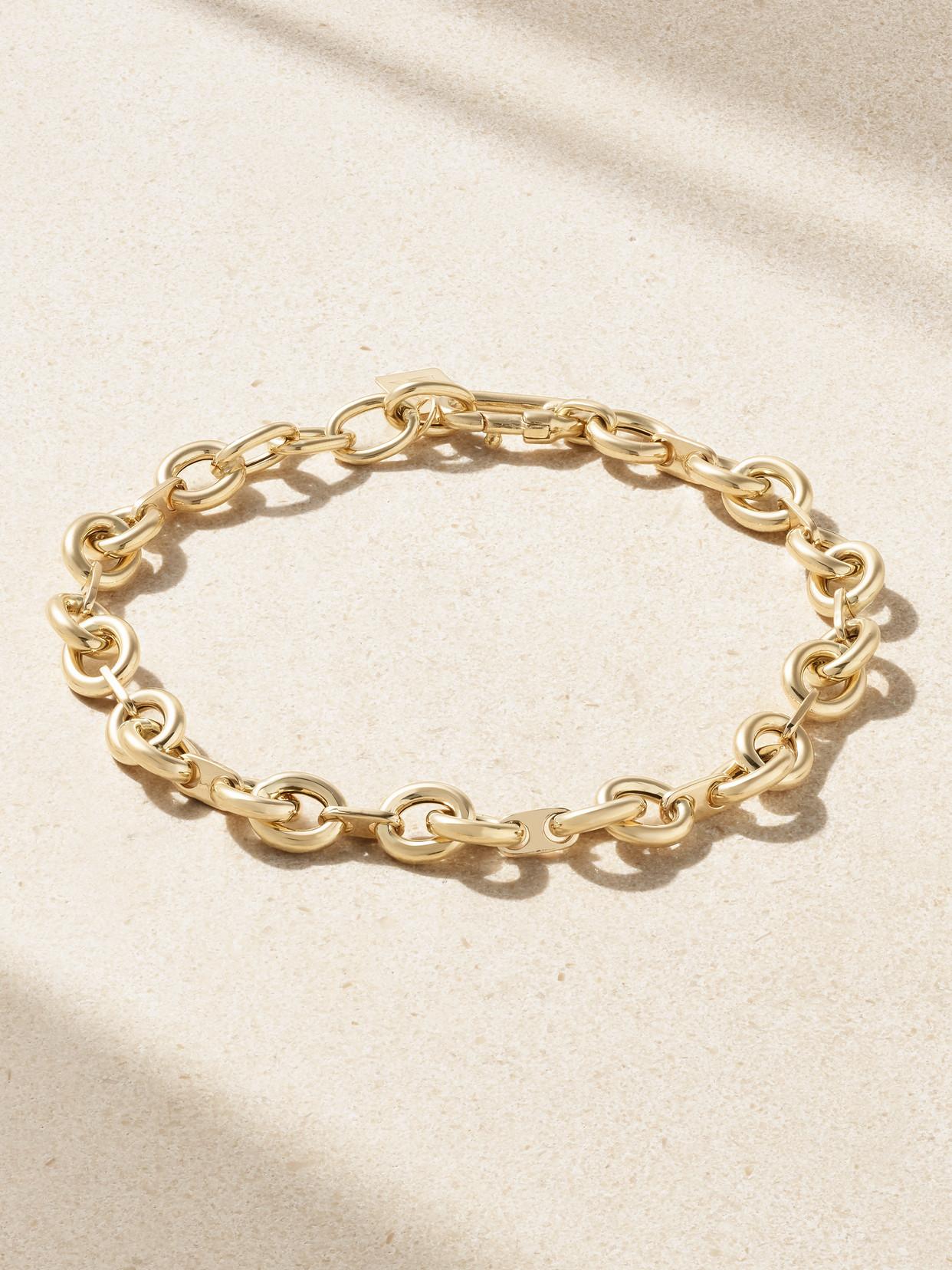 【LAUREN RUBINSKI】14-karat gold anklet アンクレット Lauren Rubinski Jewelry for Women | Online Sale up to 40