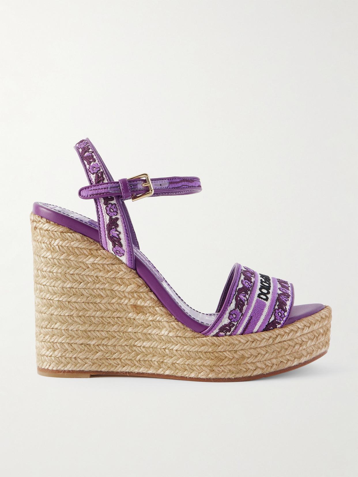 Dolce & Gabbana Wedge sandals for Women | Online Sale up to