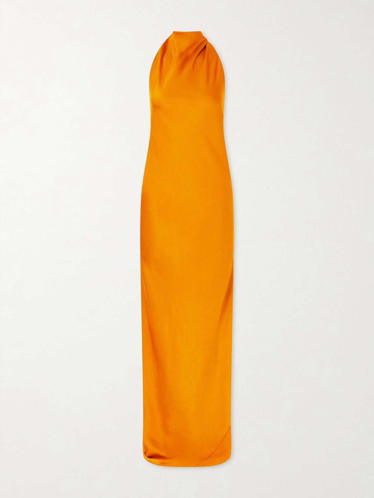 brandon maxwell one shoulder dress Brandon Maxwell The Leah One Shoulder Sheer Knit Tee