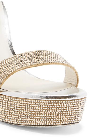 rene caovilla platform sandals