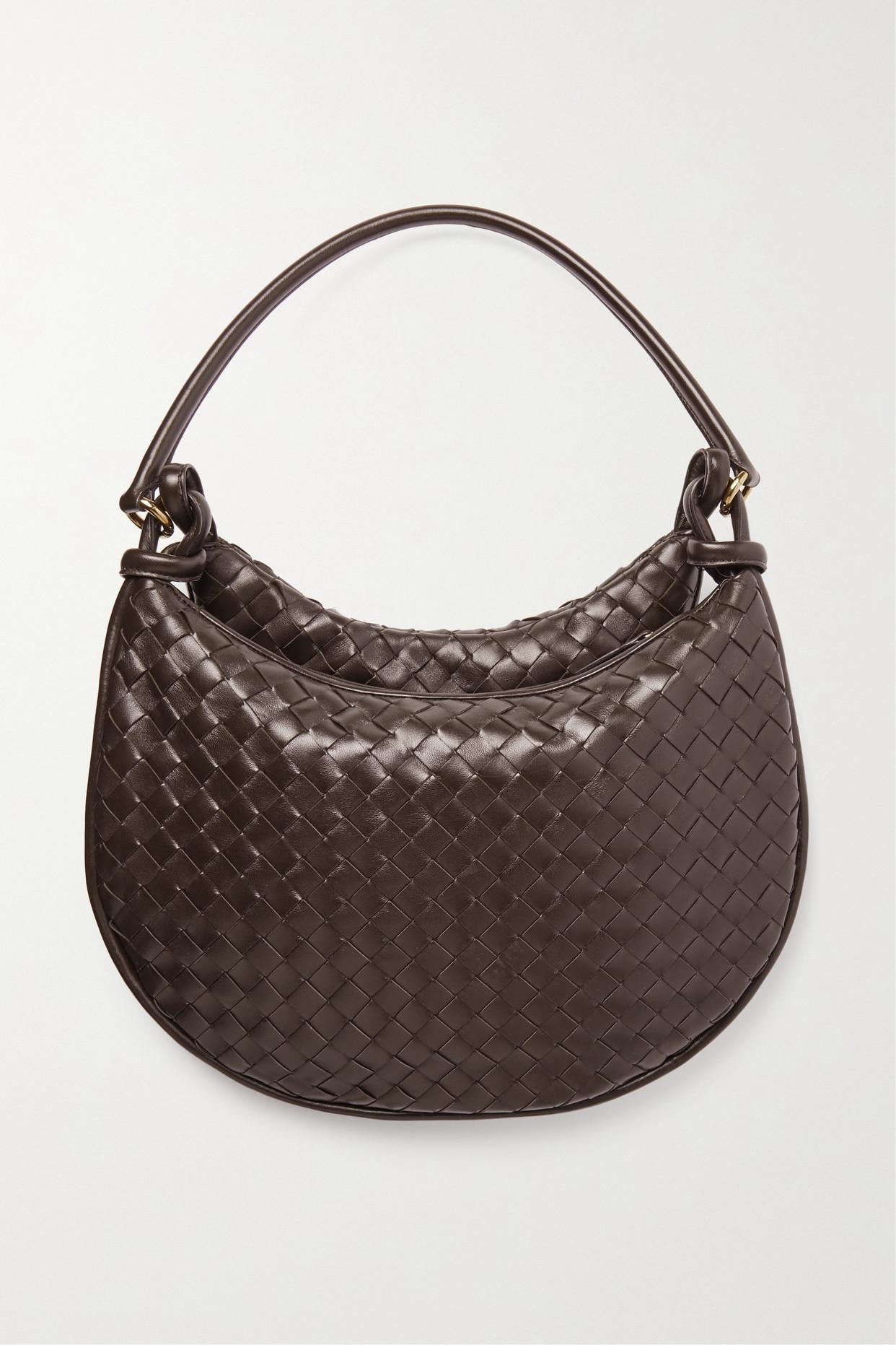 Bottega veneta small intrecciato leather shoulder bag new arrivals