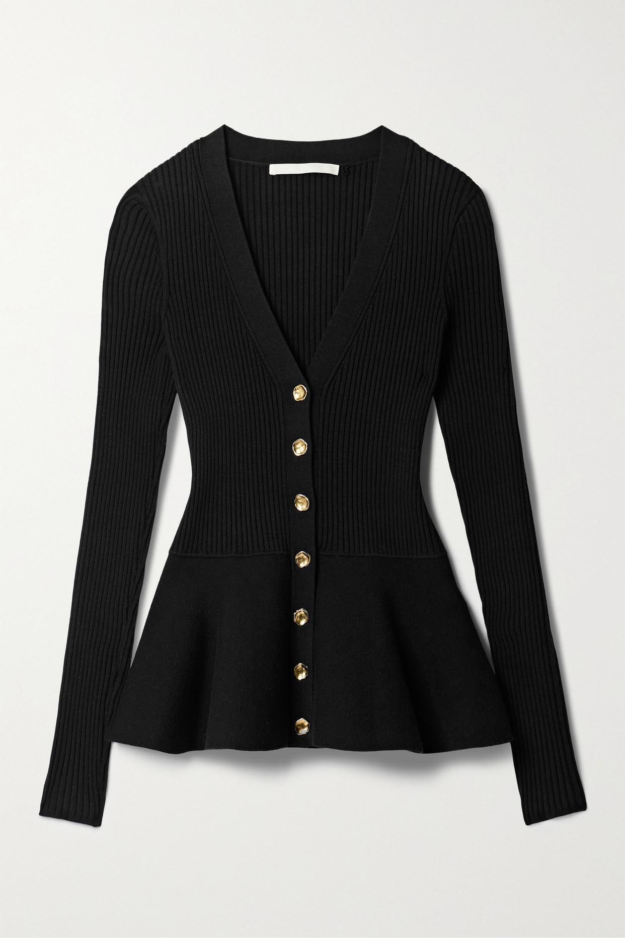 Cardigan peplum discount