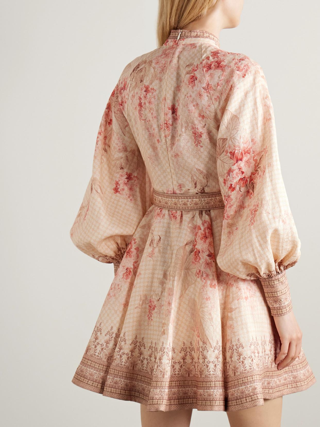 embellished draped strapless a-line mini dress in pink Lena Dress - Deep Pink, AU/UK 12 main image 1