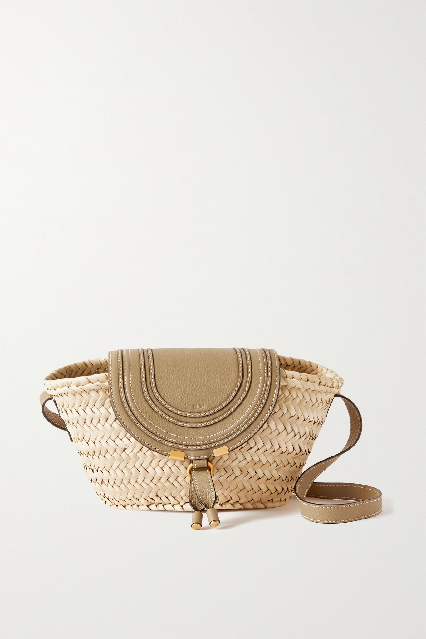 chloe marcie straw bolsa